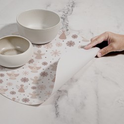 Tovagliette "Angeli nella Neve", Collezione Natale - Le Tavole di Luisa