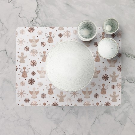 Tovagliette "Angeli nella Neve", Collezione Natale - Le Tavole di Luisa