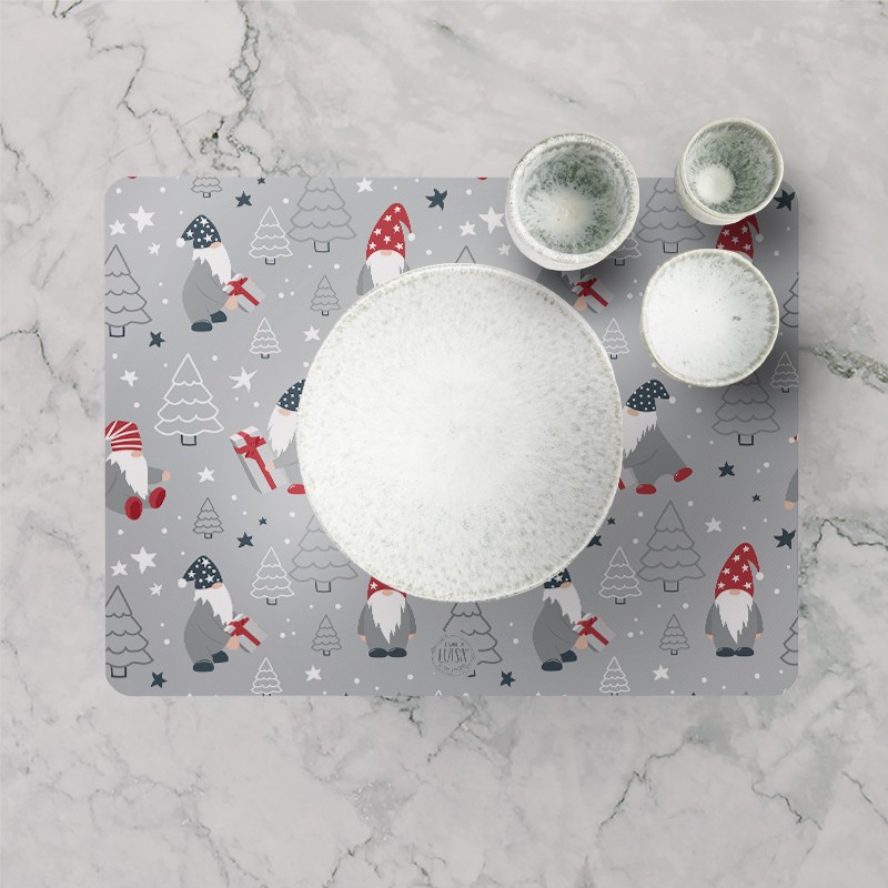 Tovagliette "Gnomi di Natale", Collezione Natale - Le Tavole di Luisa