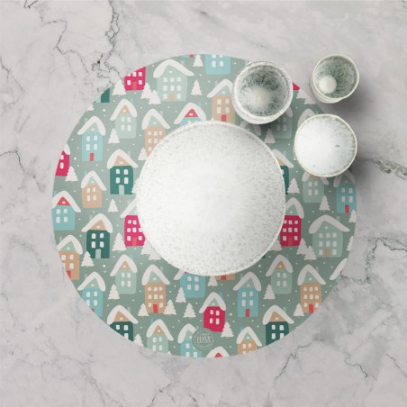 Tovagliette "Villaggio Innevato", Collezione Natale - Le Tavole di Luisa