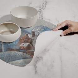 Tovagliette "Villaggio d’Inverno", Collezione Natale - Le Tavole di Luisa