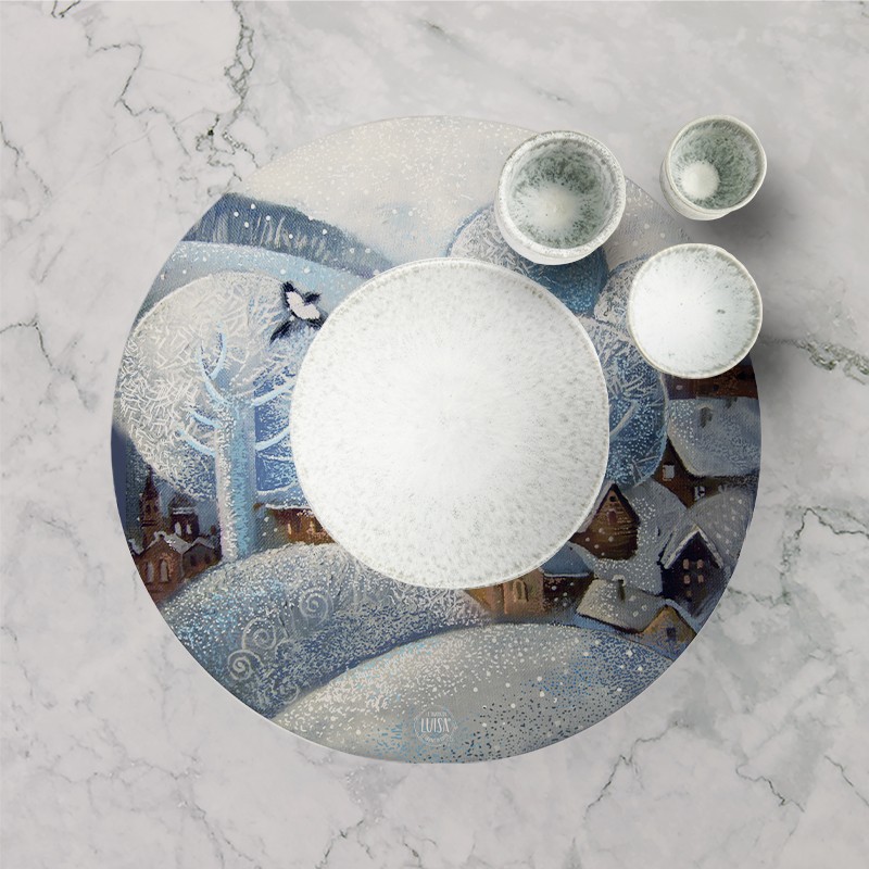 Tovagliette "Villaggio d’Inverno", Collezione Natale - Le Tavole di Luisa