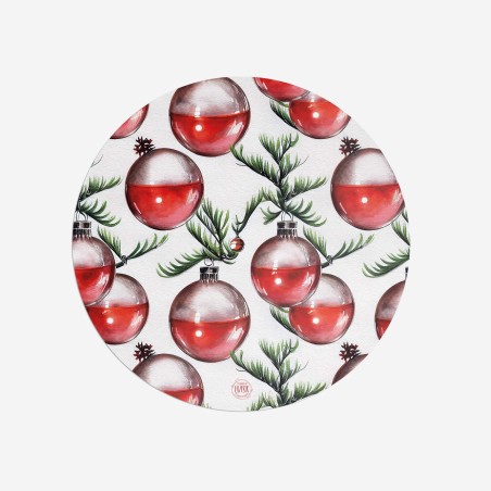 Sottopiatti “Festa tra i rami”, Collezione Natale - Le Tavole di Luisa