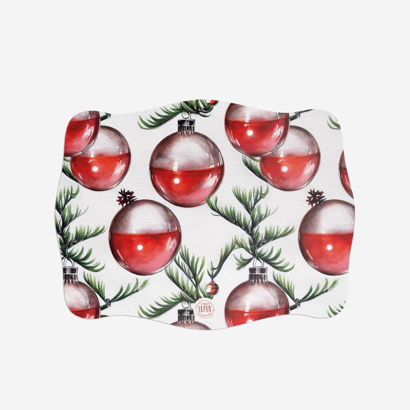 Sottopiatti “Festa tra i rami”, Collezione Natale - Le Tavole di Luisa