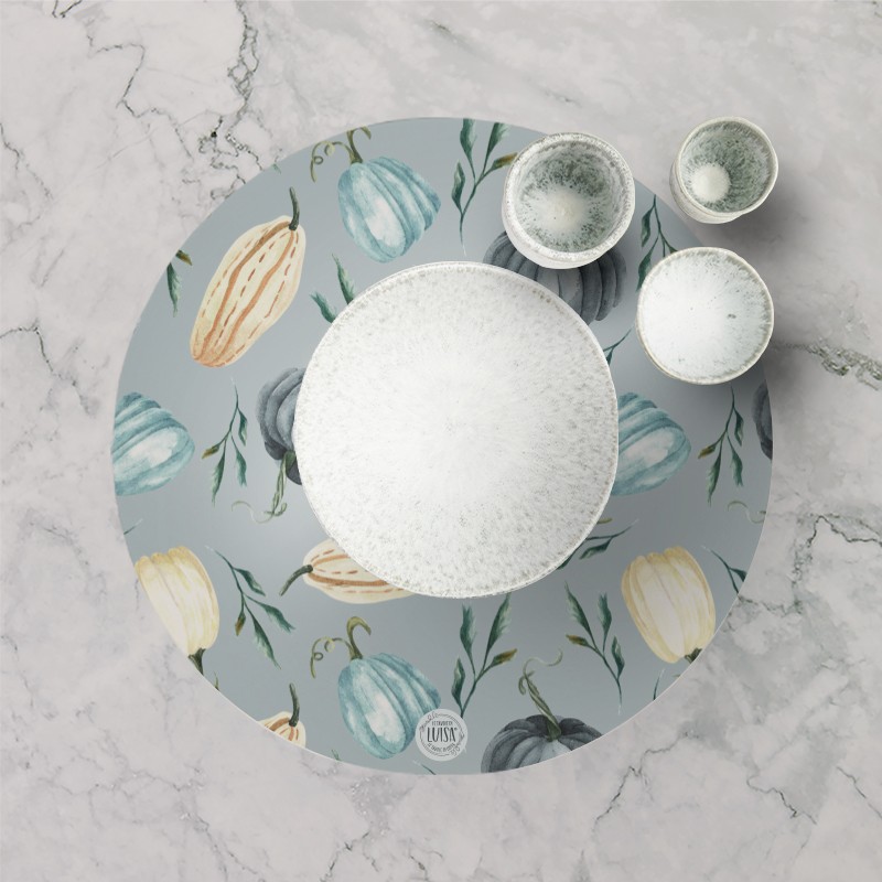 Tovagliette "Zucche in festa", Collezione Autunno - Le Tavole di Luisa