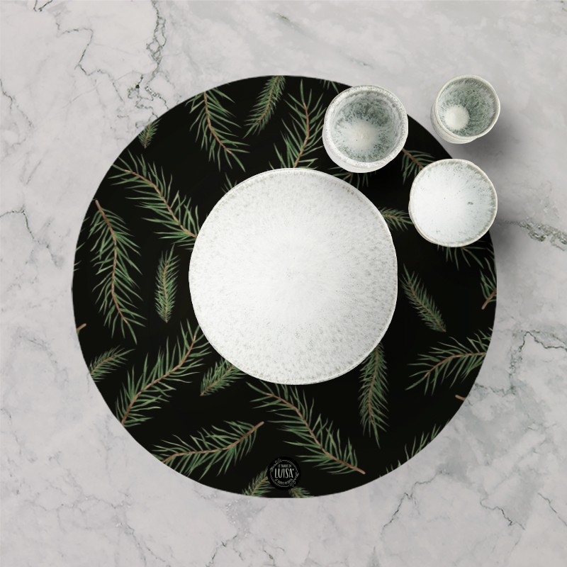 Tovagliette "Eleganza d’abete", Collezione Natale - Le Tavole di Luisa