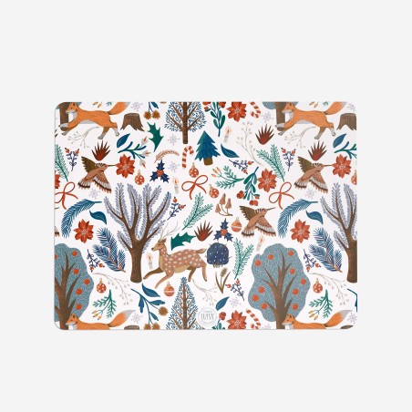 Tovagliette "Bosco in festa", Collezione Natale - Le Tavole di Luisa