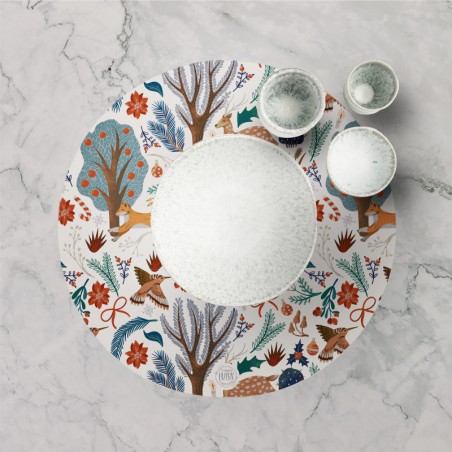 Tovagliette "Bosco in festa", Collezione Natale - Le Tavole di Luisa