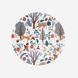 Tovagliette "Bosco in festa", Collezione Natale - Le Tavole di Luisa