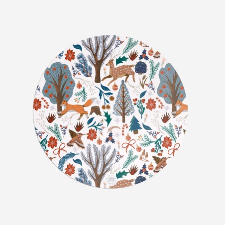 Tovagliette "Bosco in festa", Collezione Natale - Le Tavole di Luisa