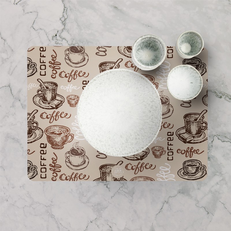 Tovagliette "Coffee Joy", Collezione Decorativo - Le Tavole di Luisa