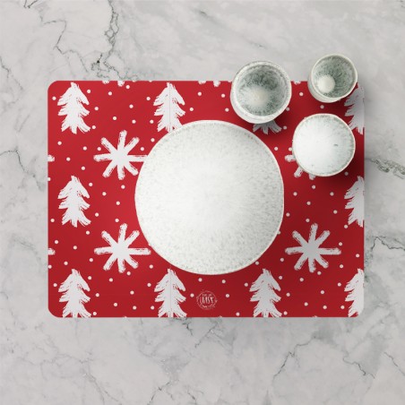 Tovagliette "Rosso Natale”, Collezione Natale - Le Tavole di Luisa