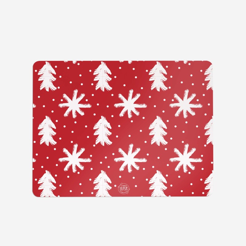 Tovagliette "Rosso Natale”, Collezione Natale - Le Tavole di Luisa