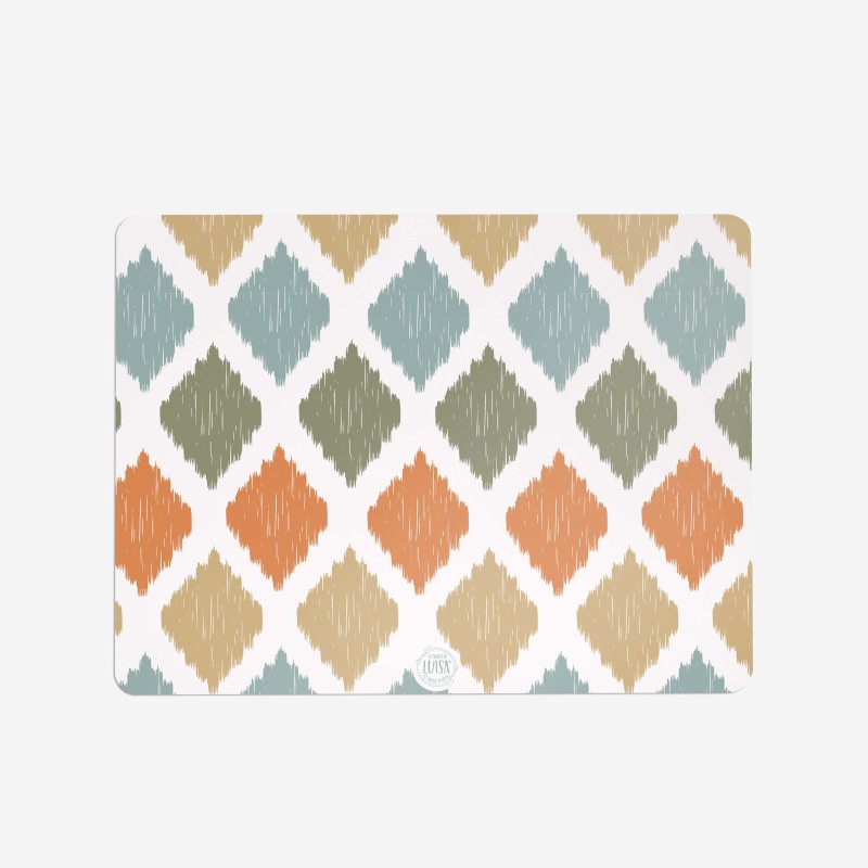 Tovagliette "Rombi colorati", Collezione Design - Le Tavole di Luisa