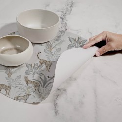 Tovagliette "Leopardi selvaggi", Collezione Tropical e Animalier - Le Tavole di Luisa