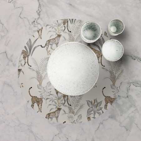 Tovagliette "Leopardi selvaggi", Collezione Tropical e Animalier - Le Tavole di Luisa