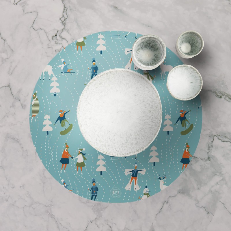 Tovagliette "Giochi di montagna", Collezione Montagna - Le Tavole di Luisa