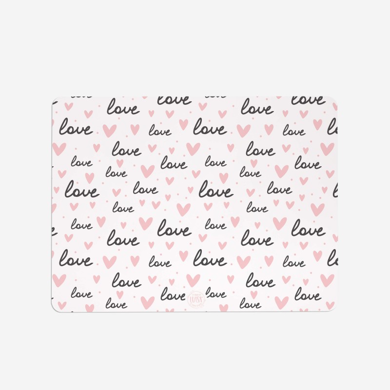 Tovagliette "Love and love and love", Collezione Love - Le Tavole di Luisa