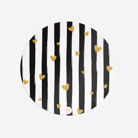 Tovagliette "Oro e Amore", Collezione Love - Le Tavole di Luisa