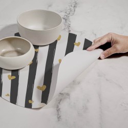 Tovagliette "Oro e Amore", Collezione Love - Le Tavole di Luisa