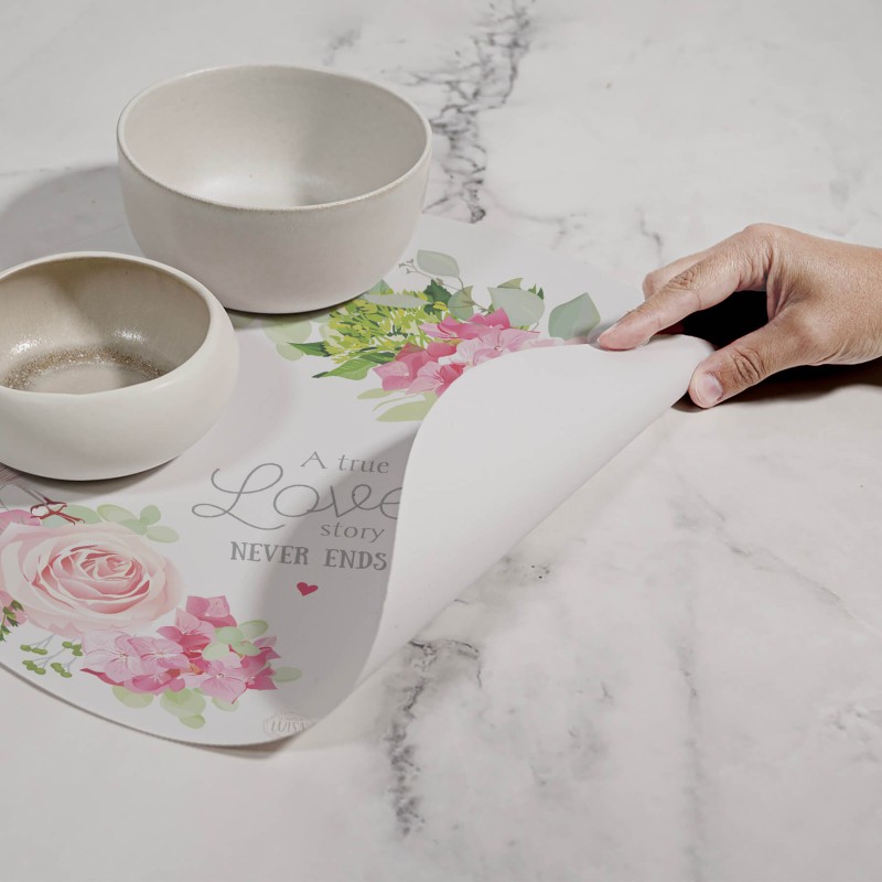 Tovagliette "Storia d’amore", Collezione Love - Le Tavole di Luisa
