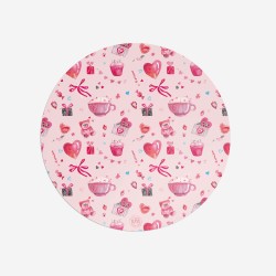 Tovagliette "Valentine’s Coffee", Collezione Love - Le Tavole di Luisa