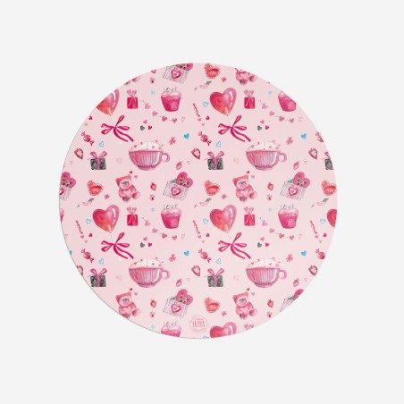 Tovagliette "Valentine’s Coffee", Collezione Love - Le Tavole di Luisa