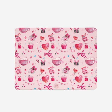 Tovagliette "Valentine’s Coffee", Collezione Love - Le Tavole di Luisa