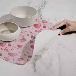 Tovagliette "Valentine’s Coffee", Collezione Love - Le Tavole di Luisa