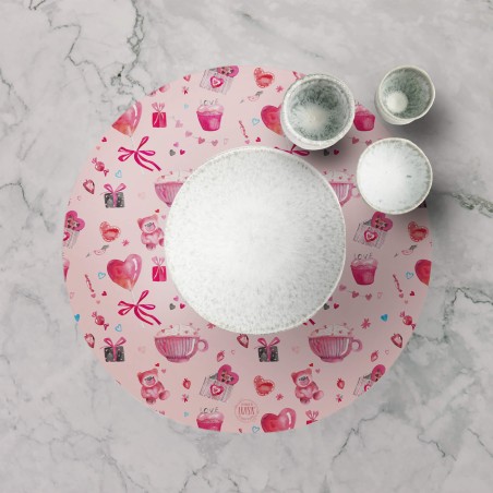 Tovagliette "Valentine’s Coffee", Collezione Love - Le Tavole di Luisa