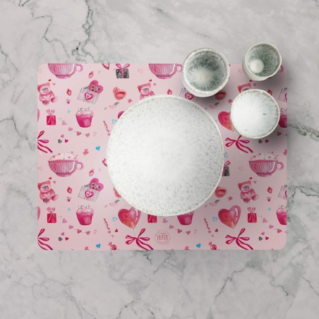 Tovagliette "Valentine’s Coffee", Collezione Love - Le Tavole di Luisa