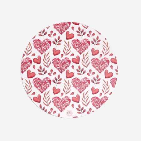 Tovagliette "Pink Love", Collezione Love - Le Tavole di Luisa