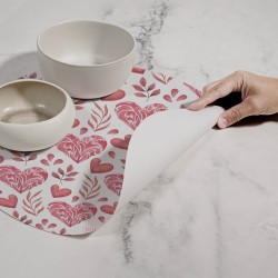 Tovagliette "Pink Love", Collezione Love - Le Tavole di Luisa