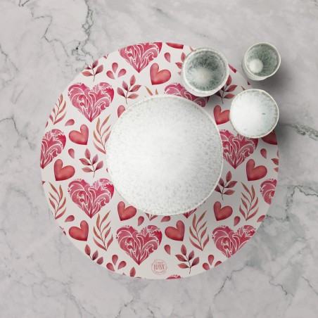 Tovagliette "Pink Love", Collezione Love - Le Tavole di Luisa