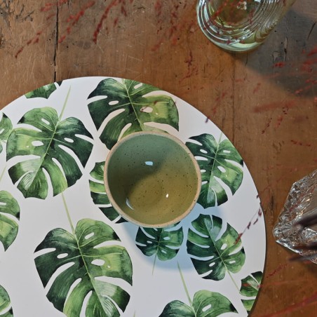 Sottopiatti “Foglie Design”, Collezione Tropical e Animalier - Le Tavole di Luisa