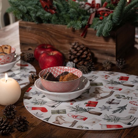 Sottopiatti “Natale Illustrato Mini”, Collezione Natale - Le Tavole di Luisa