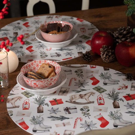 Sottopiatti “Natale Illustrato Mini”, Collezione Natale - Le Tavole di Luisa
