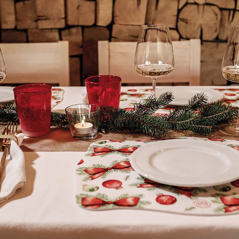Sottopiatti "Allegria natalizia", Collezione Natale - Le Tavole di Luisa