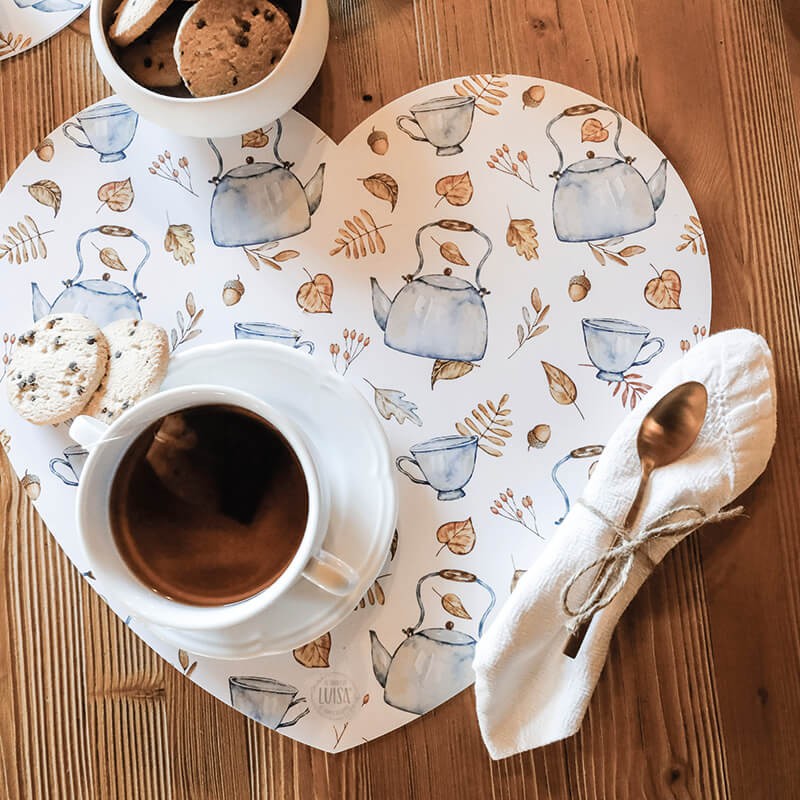 Sottopiatti “Relax d’autunno”, Collezione Autunno - Le Tavole di Luisa