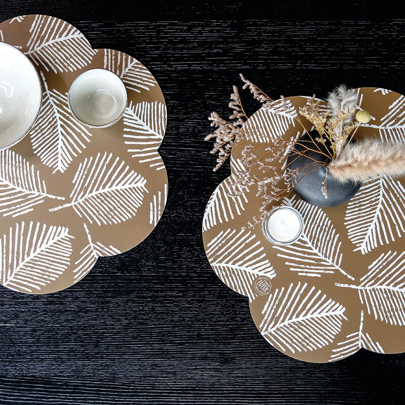 Sottopiatti “Eleganza d’ottobre”, Collezione Decorativo - Le Tavole di Luisa