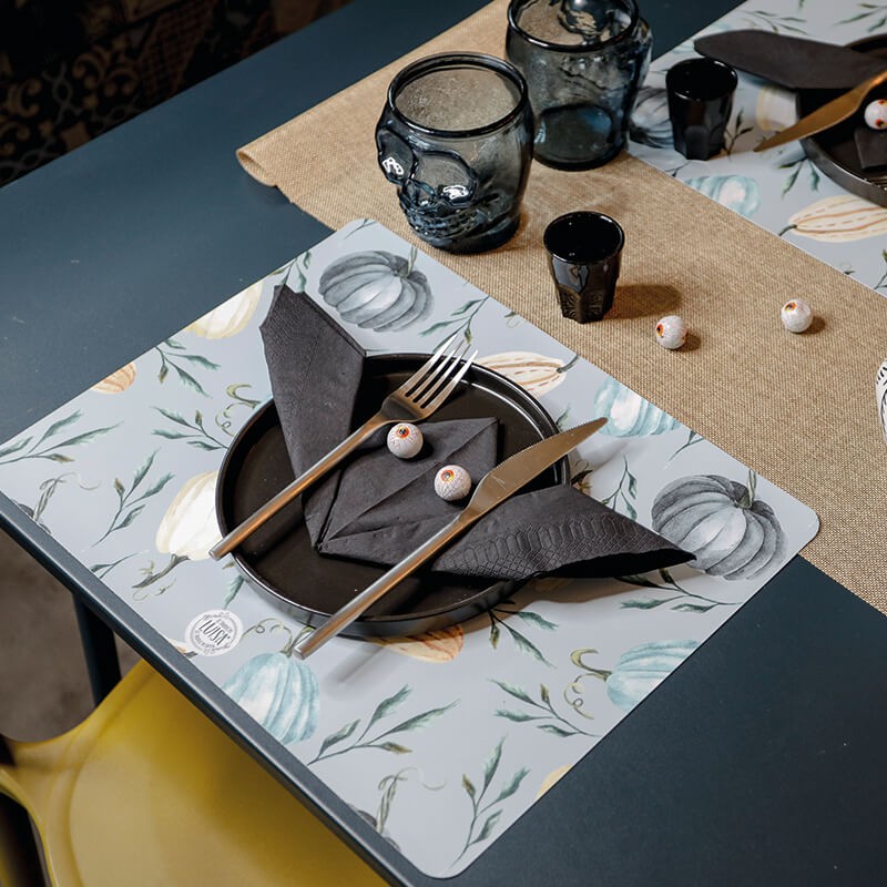 Tovagliette "Zucche in festa", Collezione Autunno - Le Tavole di Luisa