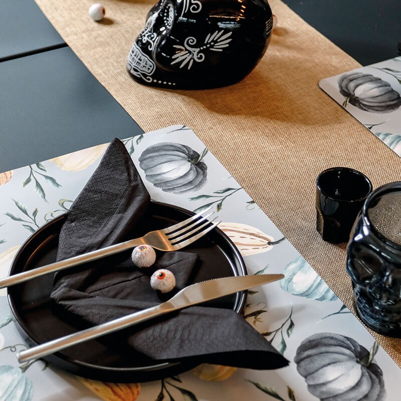 Tovagliette "Zucche in festa", Collezione Autunno - Le Tavole di Luisa