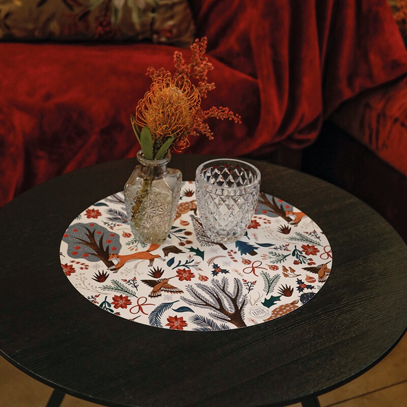 Tovagliette "Bosco in festa", Collezione Natale - Le Tavole di Luisa