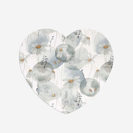 Sottopiatti “Margherite e fili dorati”, Collezione Fiori - Le Tavole di Luisa