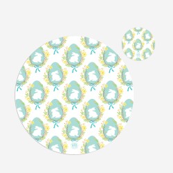 Kit 6 sottopiatti e 6 sottobicchieri “Pasqua”, Collezione Kit sottopiatti con sottobicchieri - Le Tavole di Luisa