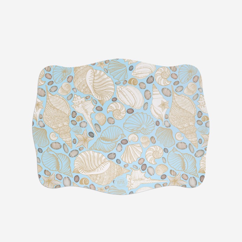 Sottopiatti riutilizzabili “Eleganza Marina”, Collezione Mare - Le Tavole di Luisa