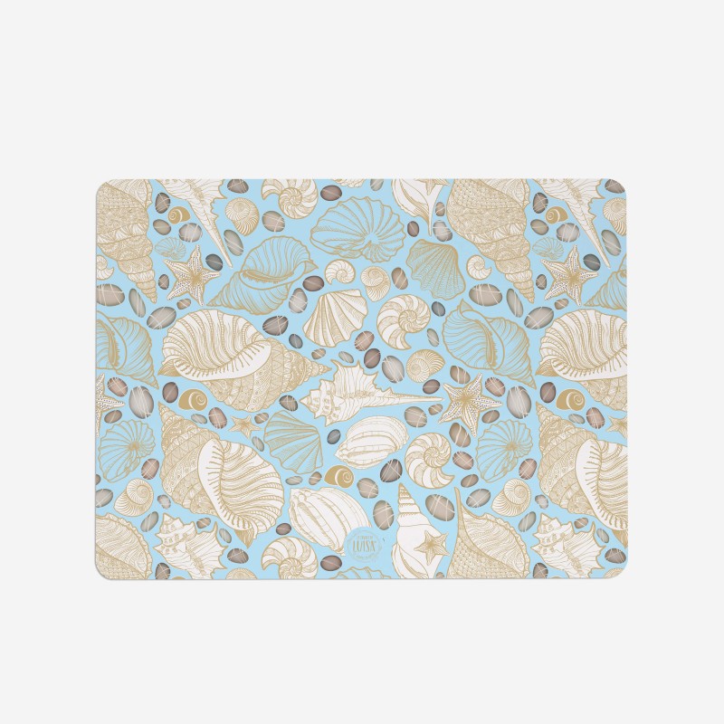 Sottopiatti riutilizzabili “Eleganza Marina”, Collezione Mare - Le Tavole di Luisa