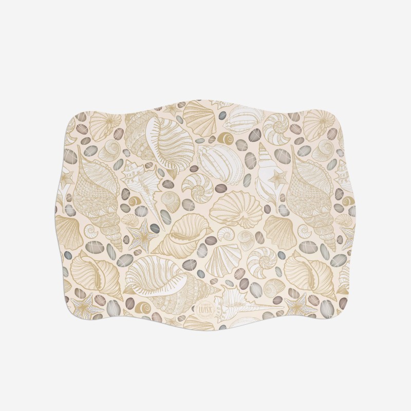 Sottopiatti riutilizzabili “Eleganza Marina Soft”, Collezione Mare - Le Tavole di Luisa