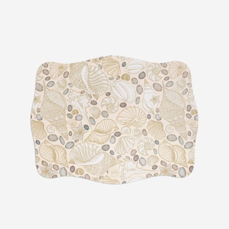 Sottopiatti riutilizzabili “Eleganza Marina Soft”, Collezione Mare - Le Tavole di Luisa