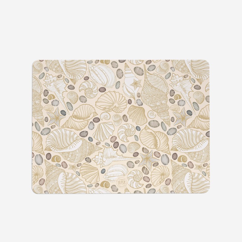 Sottopiatti riutilizzabili “Eleganza Marina Soft”, Collezione Mare - Le Tavole di Luisa